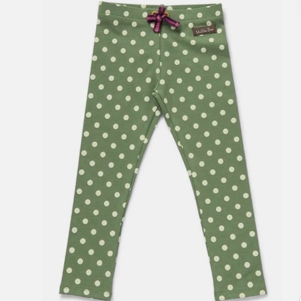 Matilda Jane Olive Polka Dot Leggings